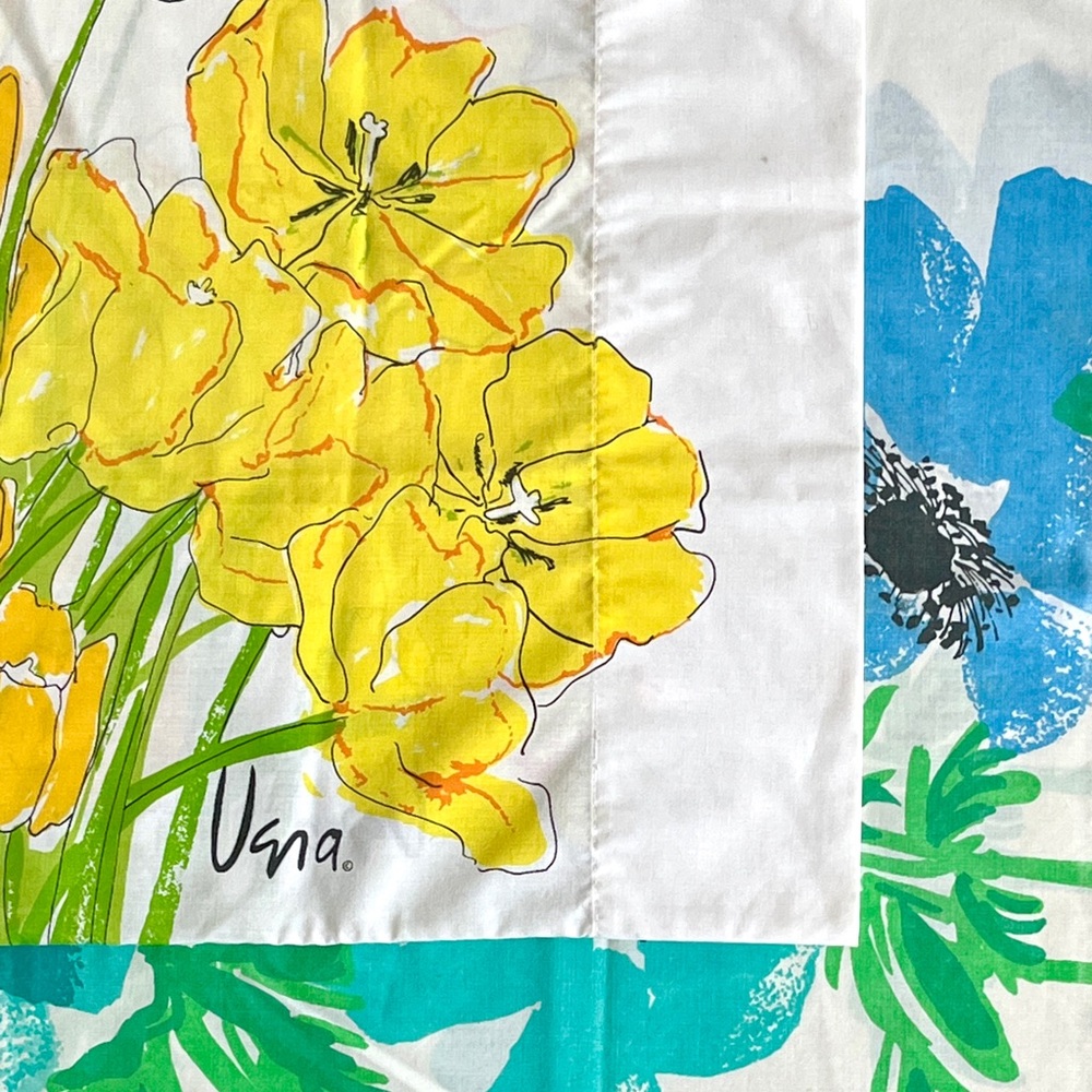 Vera Neumann Pillow Cases Floral Bedding Flower Sheets 60s 70s Retro Pillows